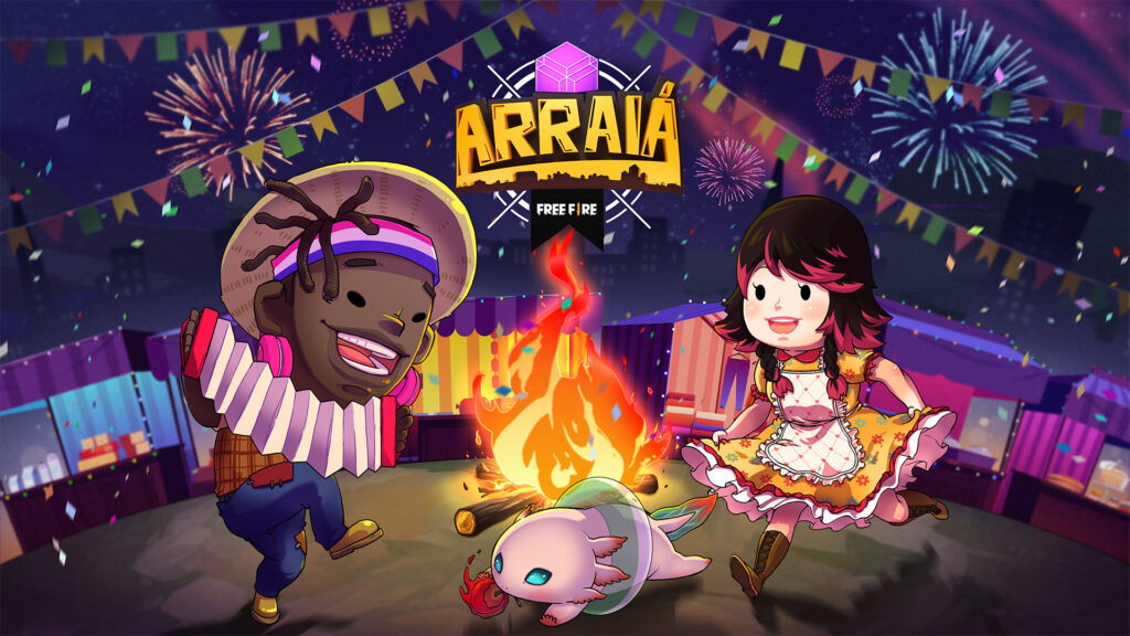 Arraiá Free Fire retorna com recompensas gratuitas até o dia 22 de junho