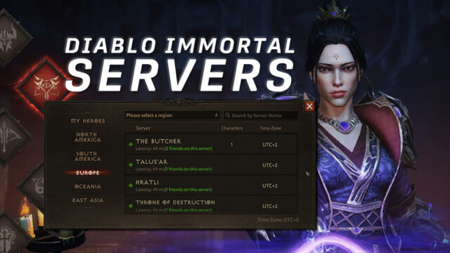 Diablo Immortal Server: How to check and change your server