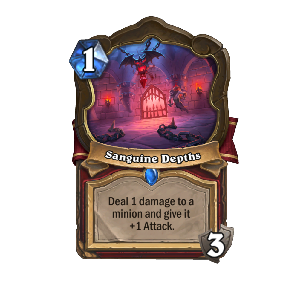 Sanguine Depths from the Hearthstone Murder at Castle Nathria expansion