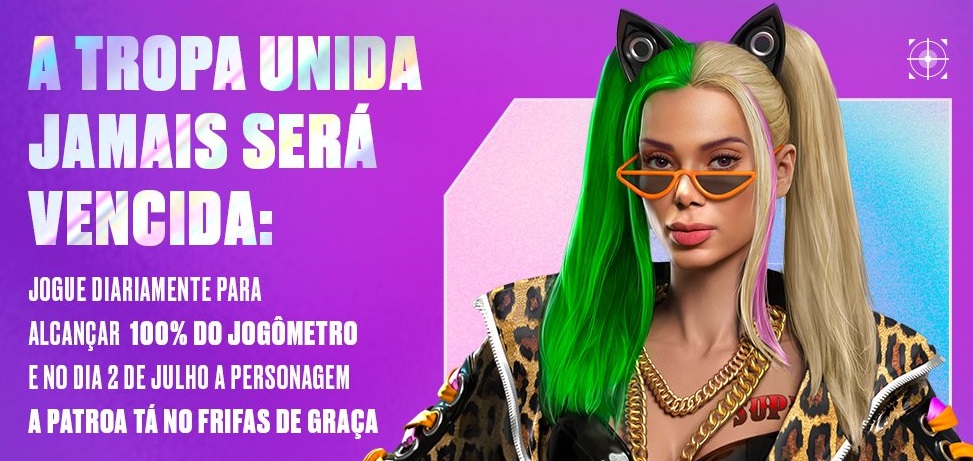 Anitta no Free Fire: personagem poderá ser desbloqueada de graça