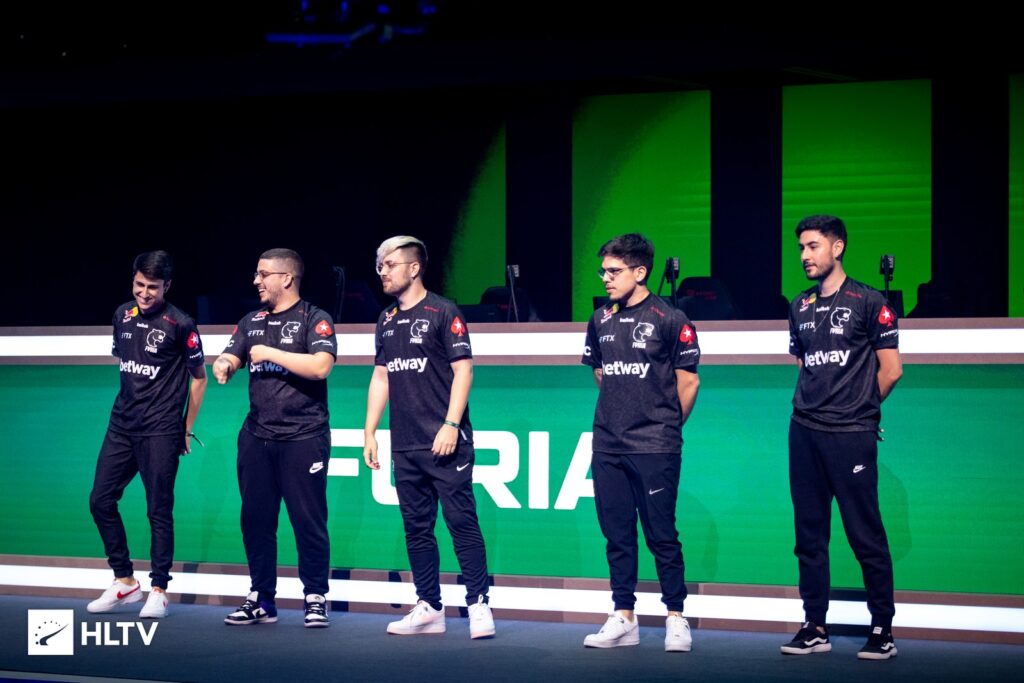 FURIA é o time de CS:GO com mais tempo no Top 30 HLTV atualmente