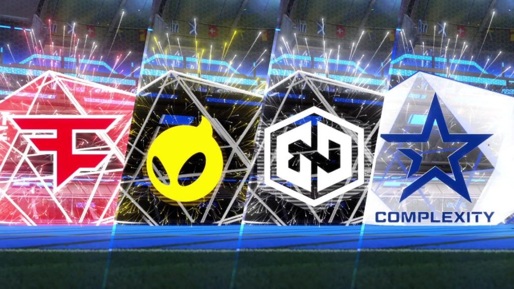 Rocket League Team Goal Explosions for FaZe Clan, Dignitas, Endpoint and Complexity