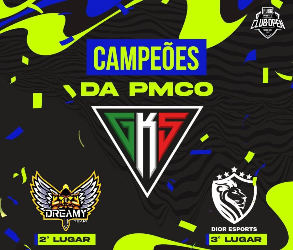 GKS Esports é a campeã da PUBG Mobile Club Open 2022