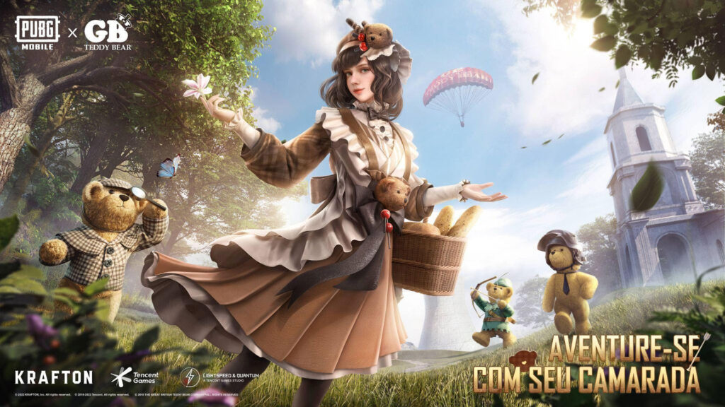 Personagens da Great British Teddy Bear Company chegam ao PUBG Mobile