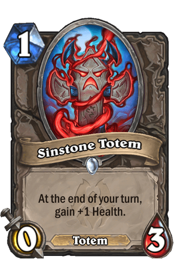 The Sinstone Totem minion from the Murder at Castle Nathri expansion