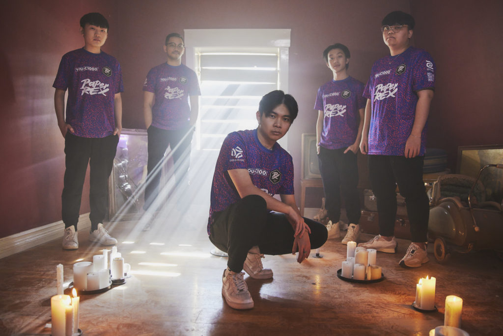 REYKJAVIK, ICELAND - APRIL 12: Paper Rex poses for the VALORANT Masters Features Day on April 12, 2022 in Reykjavik, Iceland. (Photo by Lance Skundrich/Riot Games)

