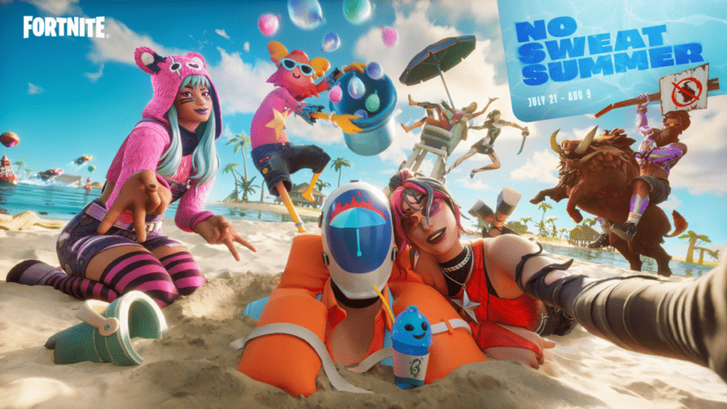 Fortnite No Sweat Summer: Free rewards, XP, & more