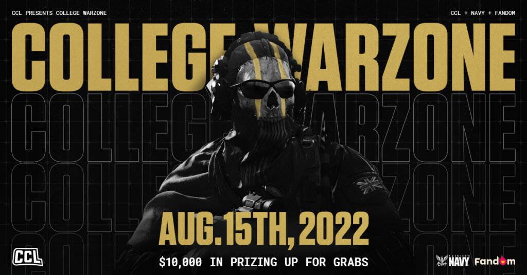 CCL announces $10,000 College Warzone event to highlight the stars of tomorrow