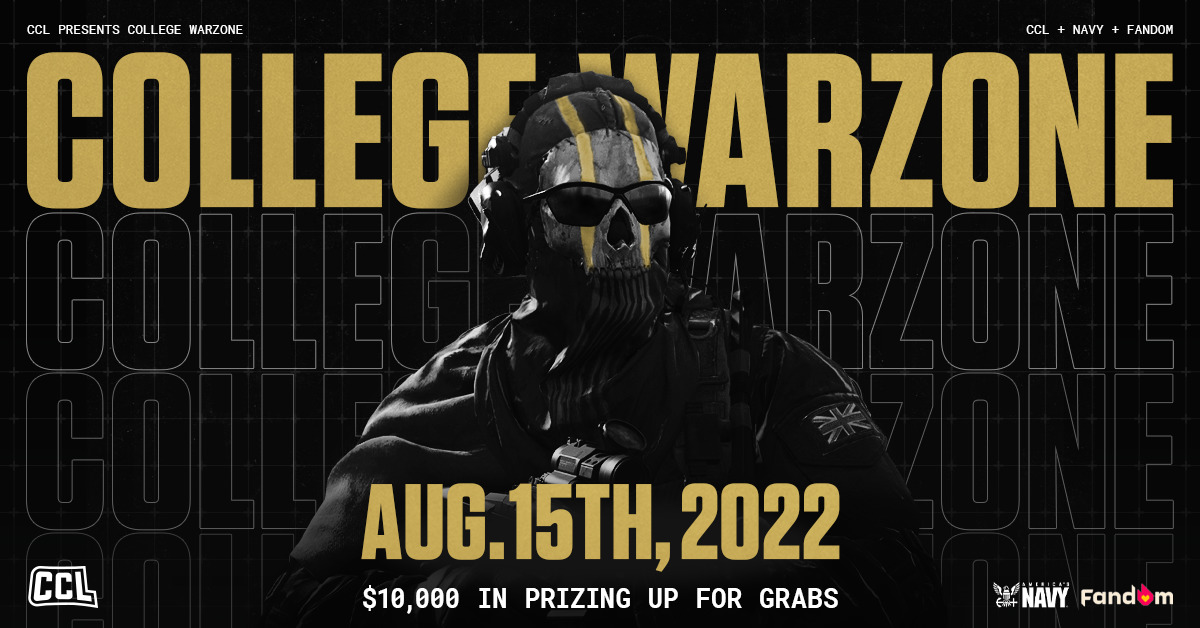CCL announces $10,000 College Warzone event to highlight the stars of tomorrow