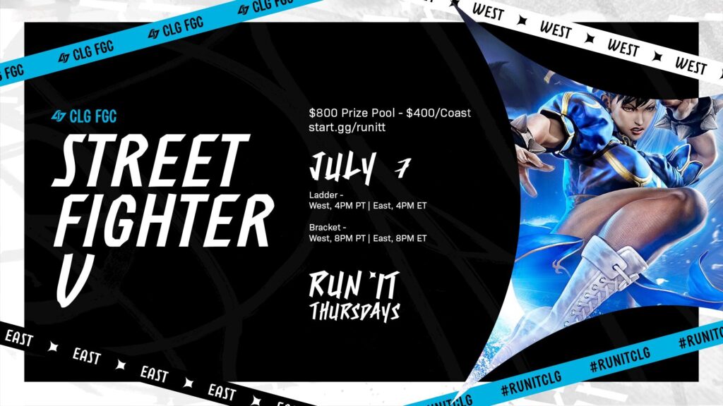 CLG launches New FGC tournament series “Run It Thursdays”
