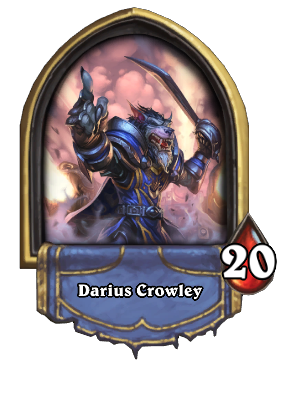 Darius Crowley new Hearthstone Duels Hero