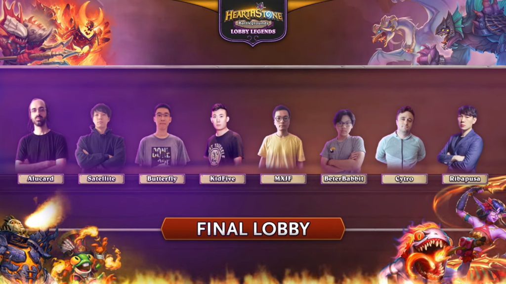 KidFive in the top eight of Lobby Legends: Fire Festival.