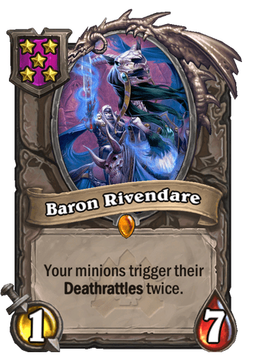 Hearthstone Battlegrounds Minion Baron Rivendare