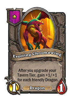 Evolving Chromawing returning to Hearthstone Battlegrounds 24.0 Patch Notes