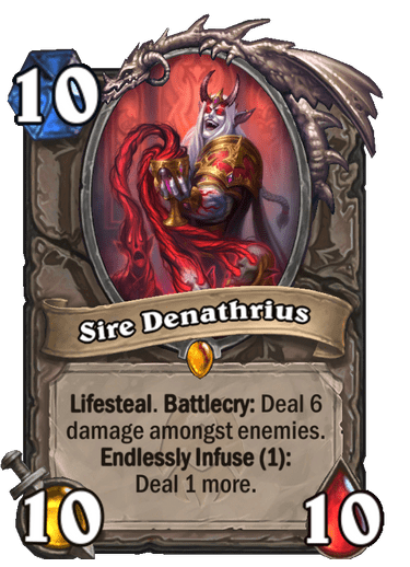 Hearthstone Keyword Infused Sire Denathrius