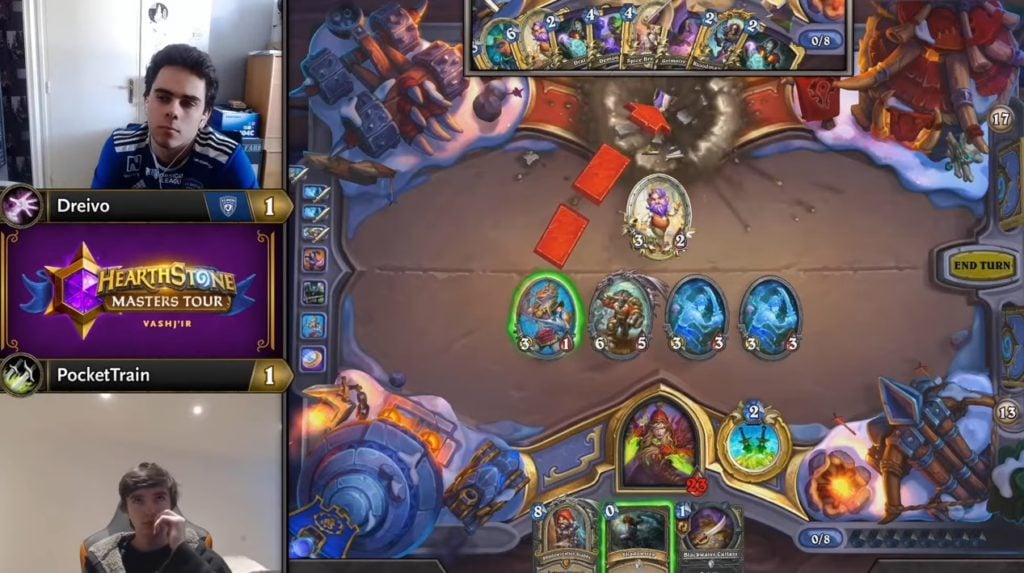 PocketTrain versus Dreivo during Hearthstone Masters Tour Vashj'ir