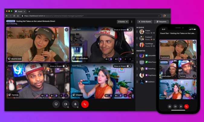 Twitch announces Guest Star feature for Just chatting category