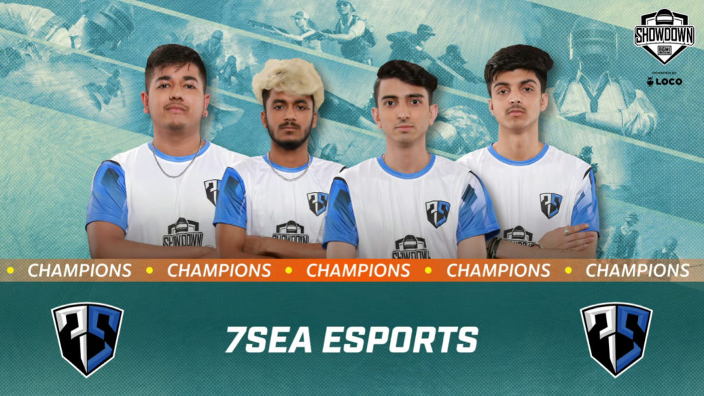 BGMI Showdown Champions 7Sea Esports