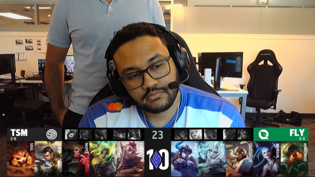 FlyQuest opting into scaling draft vs TSM.