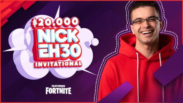 Nick Eh 30 announces $20k Fortnite Zero Build invitational (July 2022)