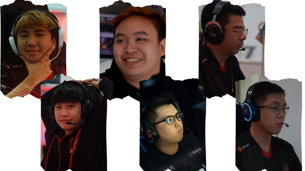 Boom Esports squad left-right: Yopaj, JaCkky, skem, Tims, fbz and Mushi