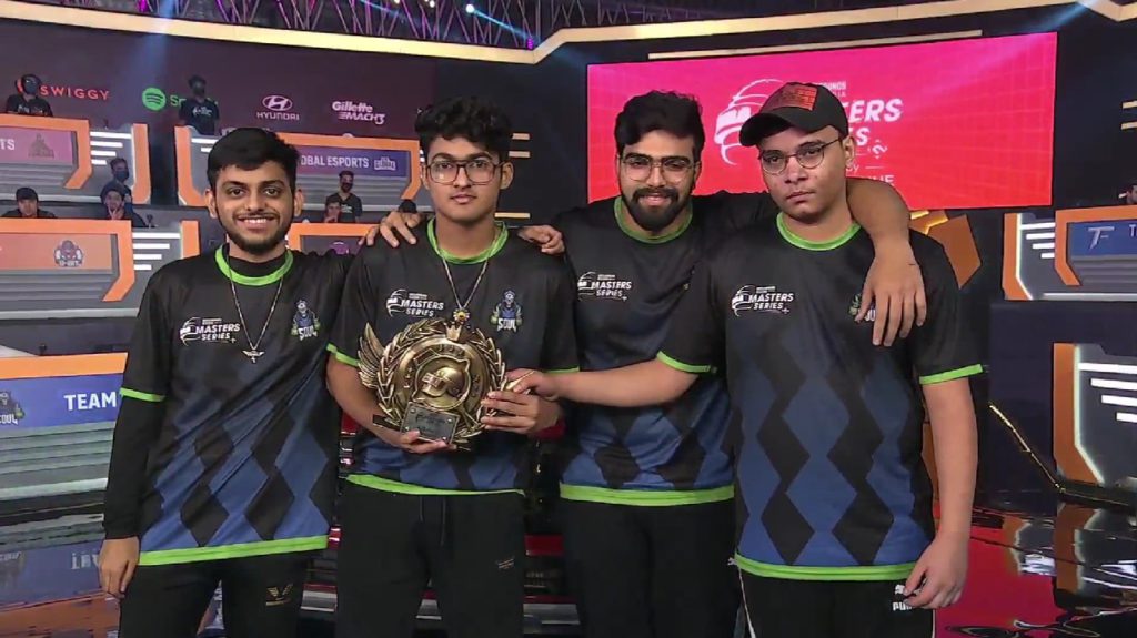 Team Soul with the fan-favorite award in the BGMI Masters Series. 