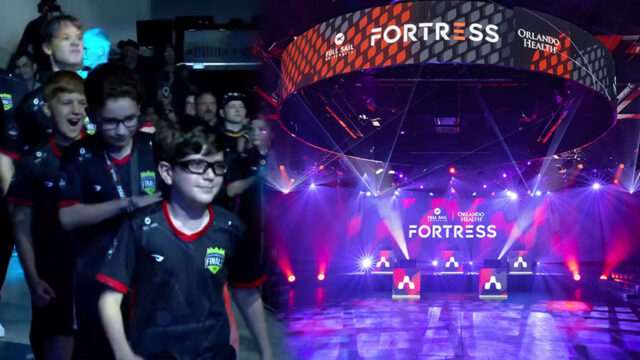 200 young gamers (8 to 15 year-olds) take part in fully-blown esports LAN inside Full Sail University’s "Fortress"