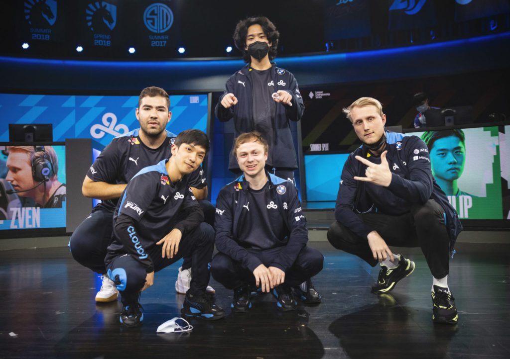 C9 Fudge with team-mates at LCS