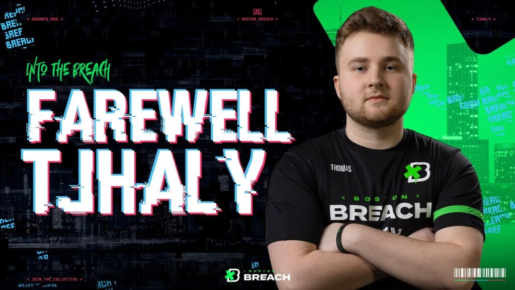 Boston Breach release TJHaLy following 8th at CDL Champs