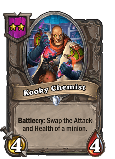 Kooky Chemist Hearthstone Battlegrounds troublemaker