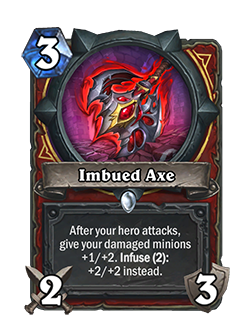 Hearthstone Warrior Buff Patch 24.0.3 - Imbued Axe
