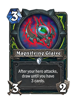 Hearthstone Demon Hunter Buffs Patch - Magnifying Glaive