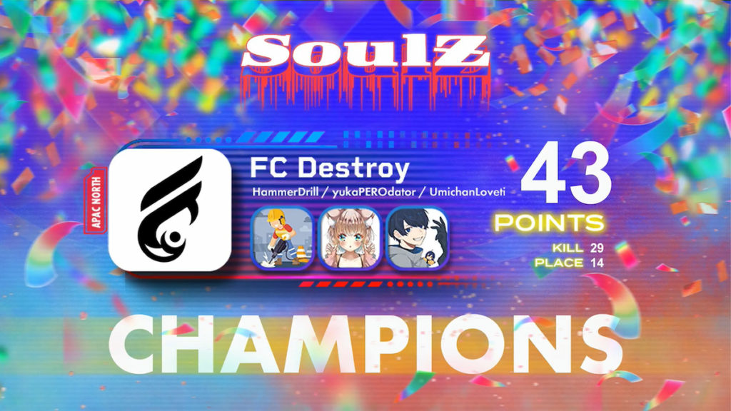 SoulZ Season 3 winners graphic