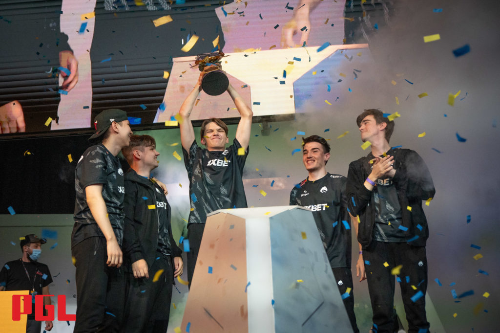 Team Spirit lifting the Arlington Major trophy. Team Spirit has not yet finalized its roster before the Dota 2 roster lock 2022 which is December 9 , 2022.