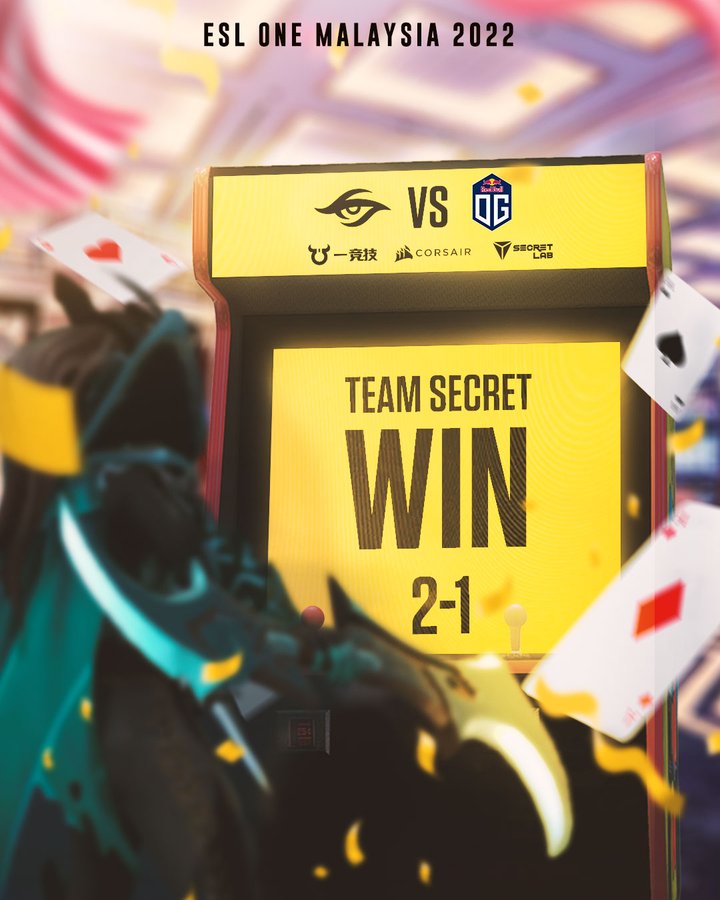 Team Secret secure a top 3 finish over OG and are looking in good shape for TI