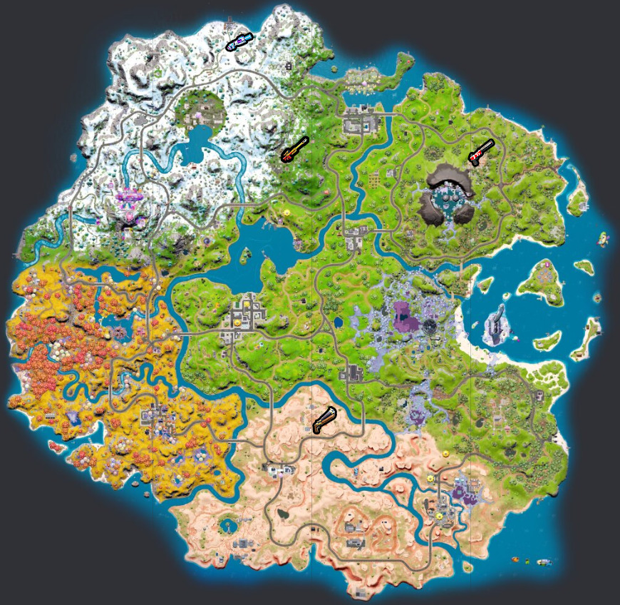 Fortnite Season 4 Exotic map