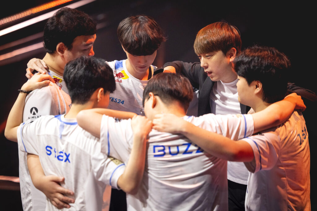 “We have had experience coming back from these kinds of games before so that helped us out a lot today” says DRX coach Termi after their impressive comeback against Furia Esports