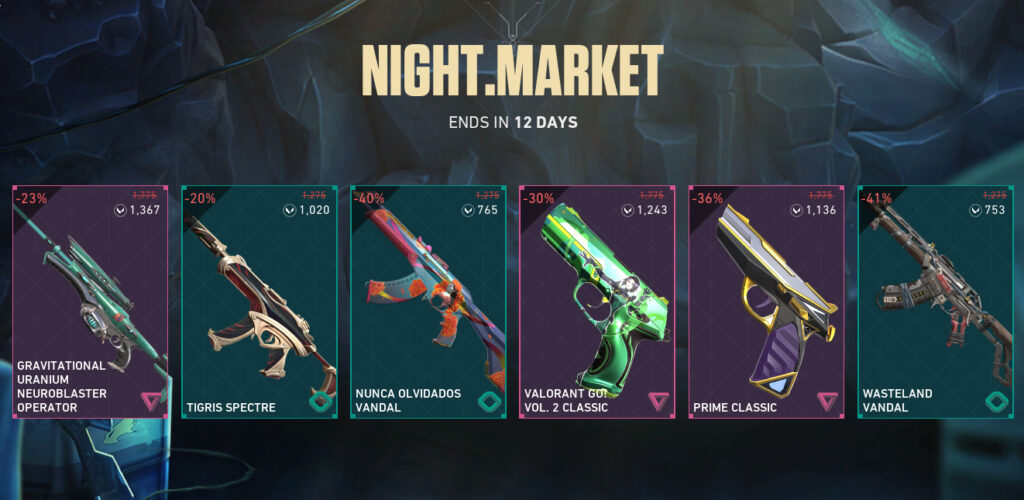 Riot reintroduces popular Night Market back into VALORANT