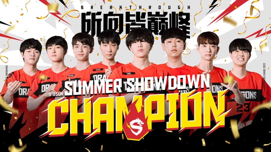 The Shanghai Dragons win the East Summer Showdown