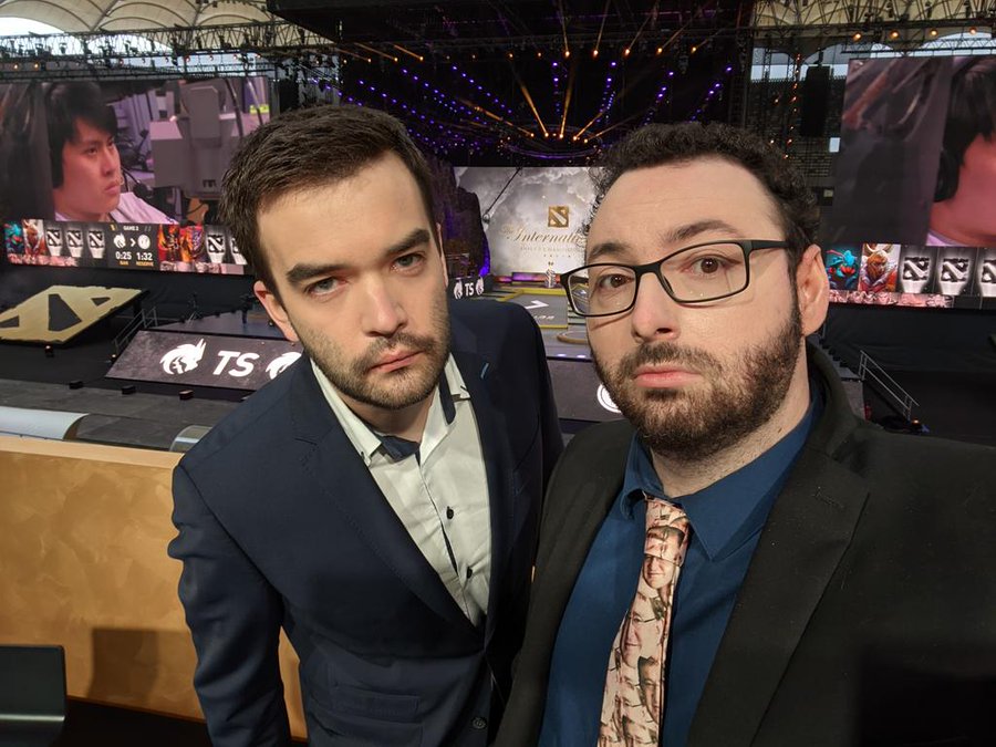 Synderen and Sunsfan at TI 2021.