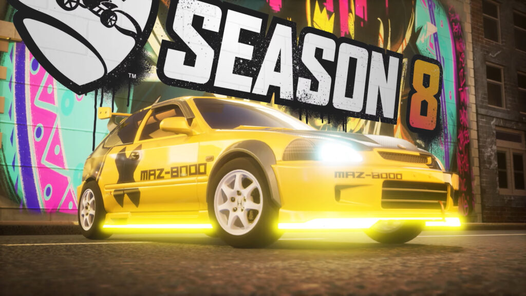 Rocket League Season 8 introduces the Honda Civic Type R, patch released