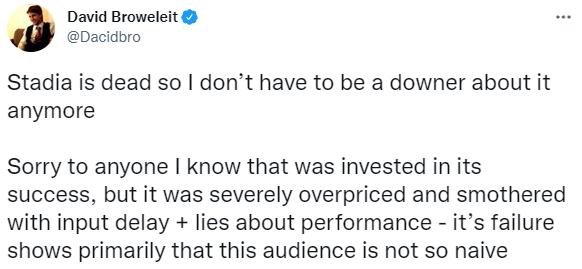 Google Stadia is set to shut down in January 2023 and many folks aren't surprised by it.