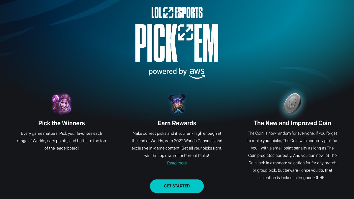 How to play Worlds 2022 Pick’em