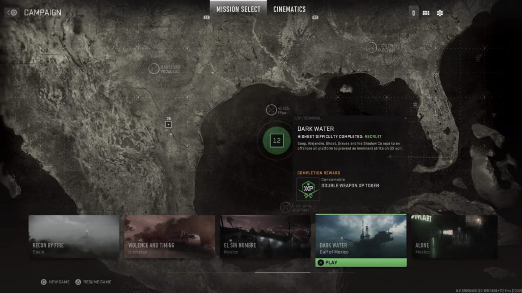 Dark Water is mission number 12.