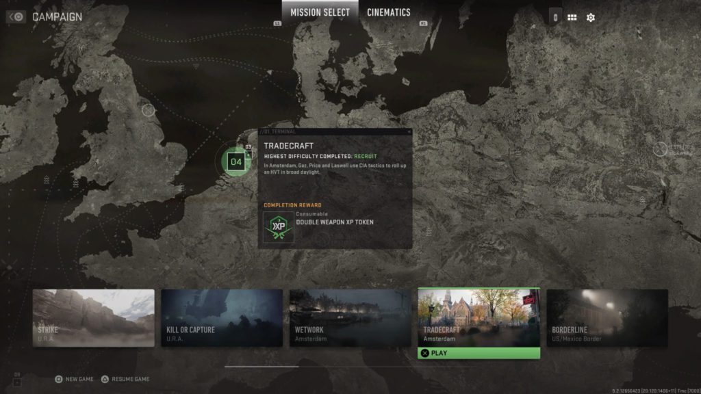 Tradecraft is the fourth of the 17 MW2 campaign missions.
