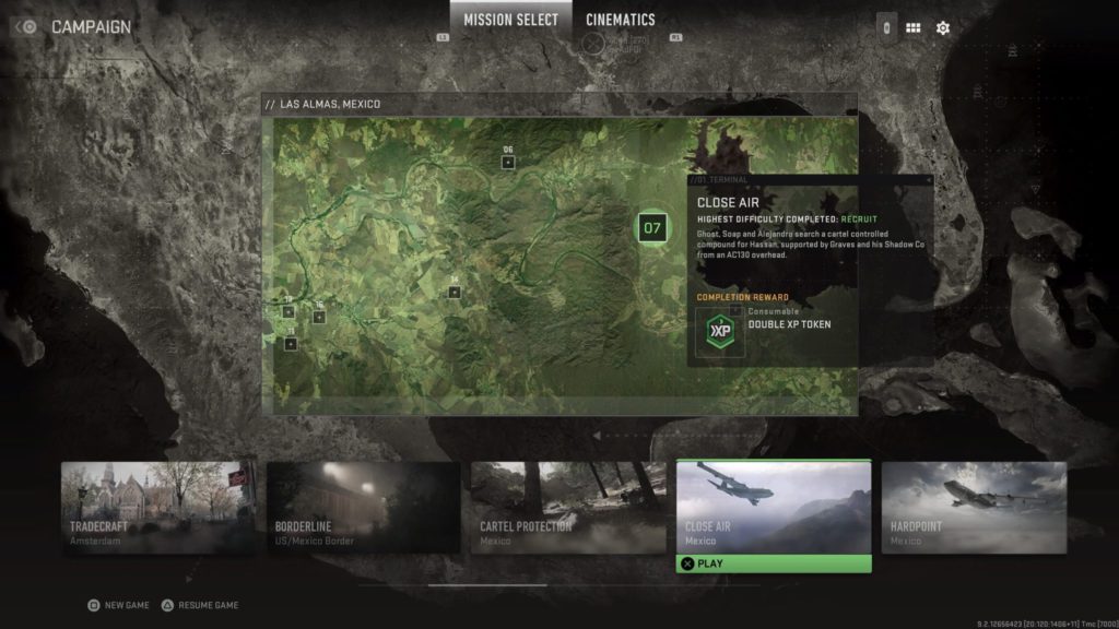 Close Air is the seventh of the 17 MW2 campaign missions.