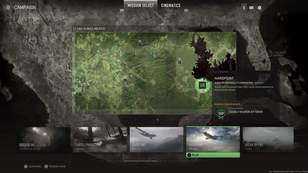 Hardpoint is the eighth of the 17 MW2 campaign missions.