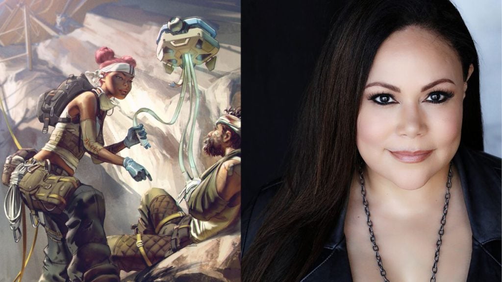 Mela Lee plays Lifeline in Apex Legends, who is also known for her roles in Demon Slayer, Mortal Kombat 11 and Saints Row.