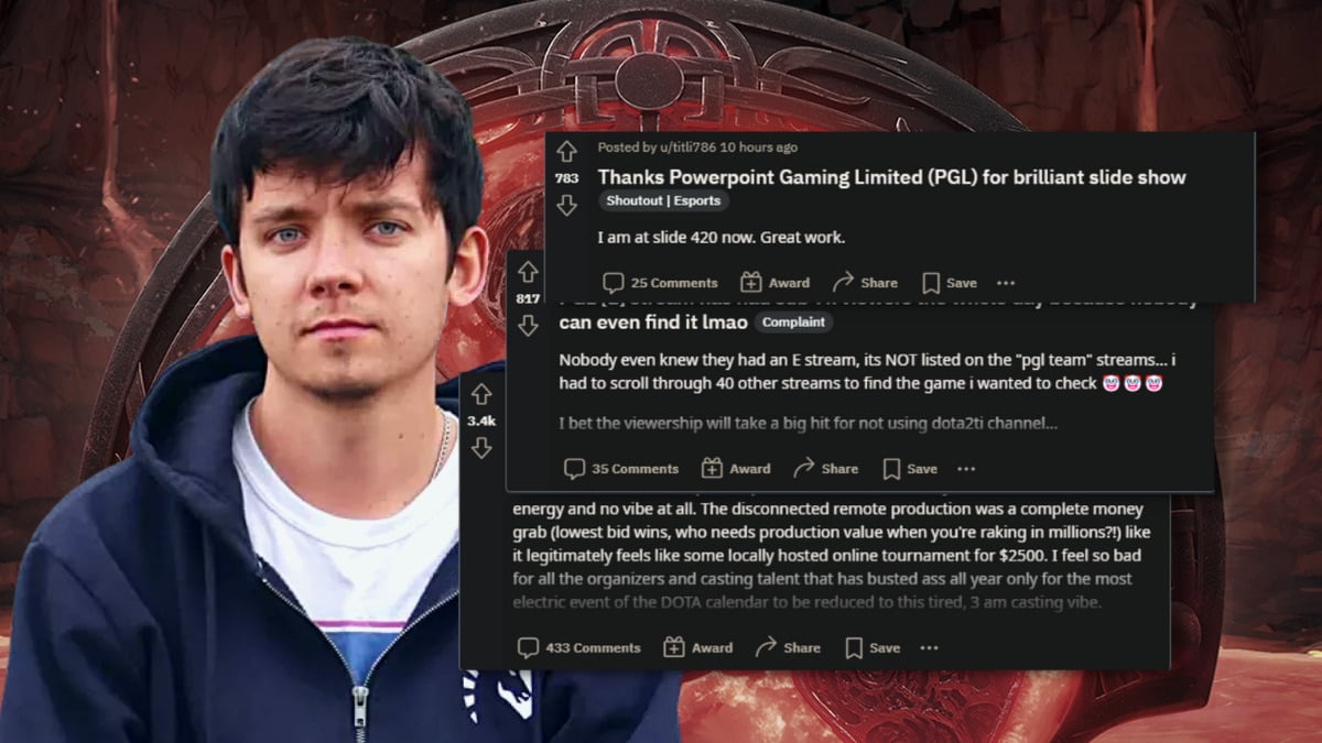 Actor and Liquid ambassador, Asa Butterfield is not happy with Valve’s TI11 production
