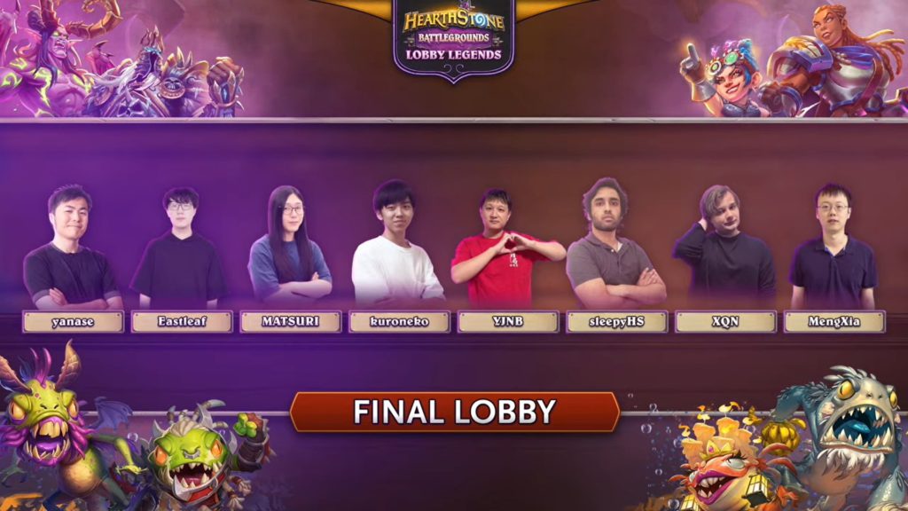 Battlegrounds Lobby Legends Finals – Image via Blizzard
